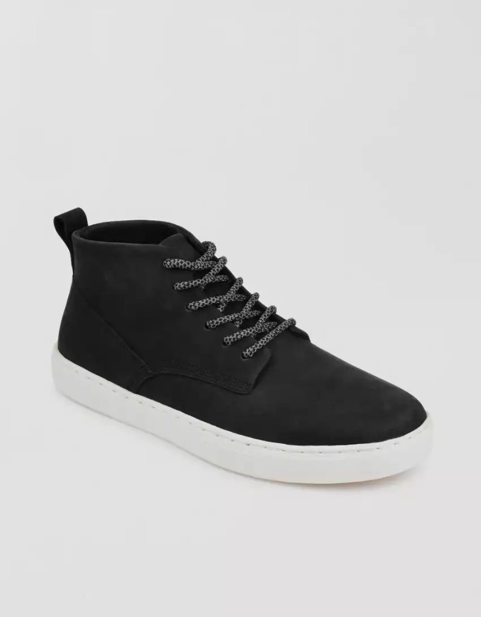 Chaussures Casual American Eagle Territory Rove High Top Sneaker Noir Homme | AEZ-61795970